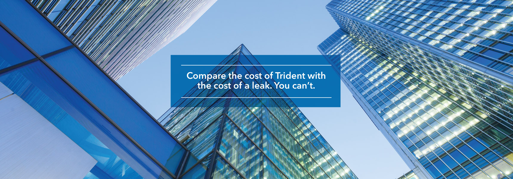 Compare the cost of Trident with the cost of a leak. You can't.