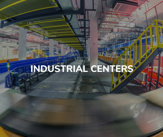 industrial centers